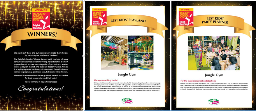 Jungle Gym_The Award-winning Brand